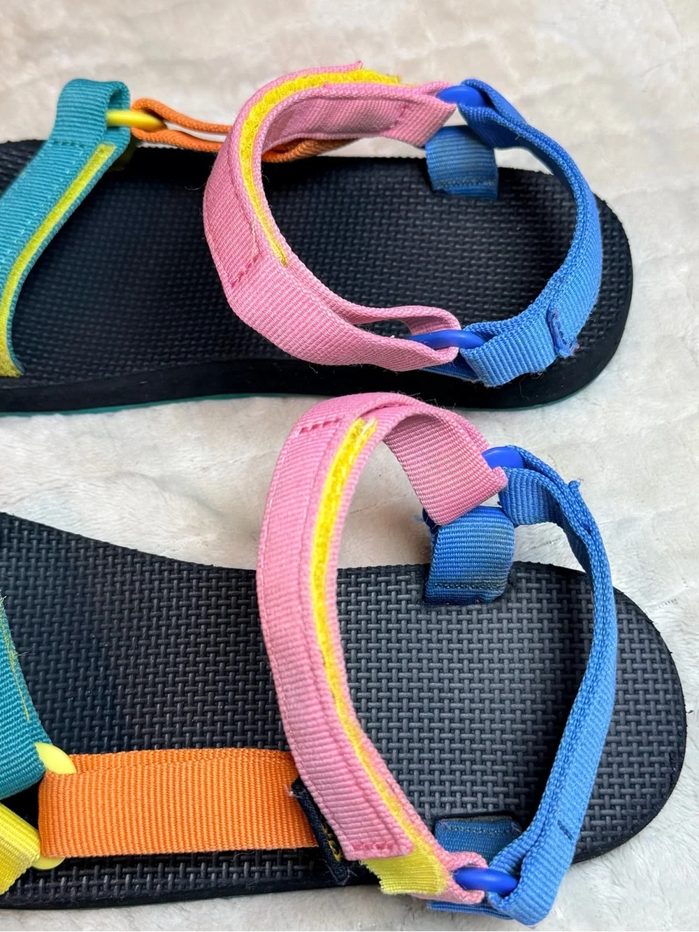 Teva Original Universal Kids 4 90s Multi Sport Sandals Colorblock - Picture 5 of 15